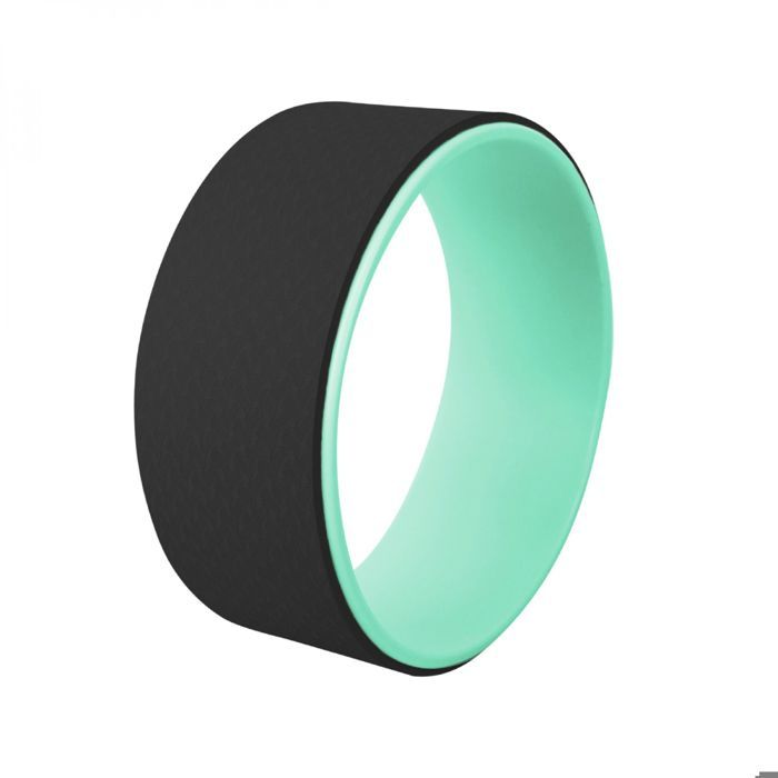 Roue de yoga, pilate 33 x 13 cm - Noir et Vert