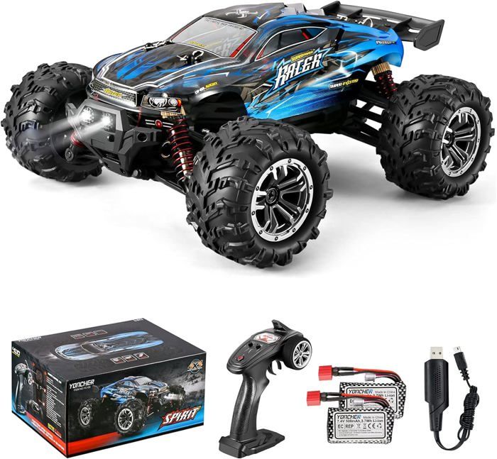YONCHER YC100 – Voiture RC 1:20 4WD à 36 Km/h, 2 Batteries 800 MAh, 50 Min De Jeu, Tout-terrain
