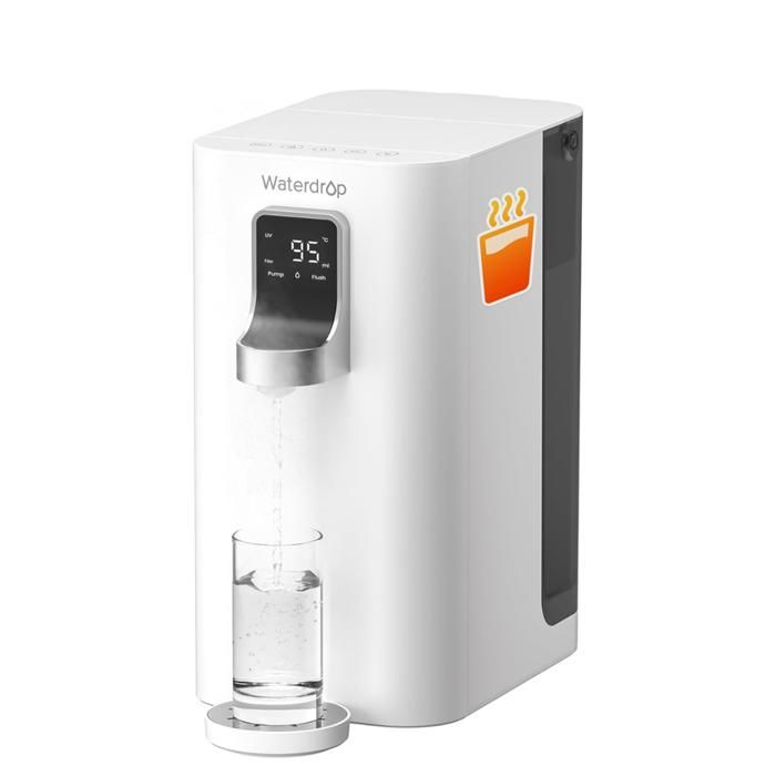 Waterdrop K19-H Sorforgeizung Distributeur deau chaude Système dosmose inverse de comptoir Mobile Pas de raccordement à leau