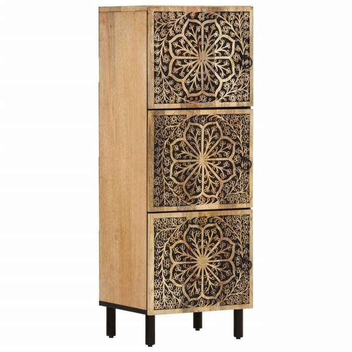 vidaXL Armoire Latérale Buffet avec Pieds Armoire de Rangement Meuble de Salon Chambre Cuisine Intérieur Rétro Bois 358241