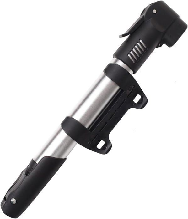Mini pompe à vélo - Mini pompe à air - Toutes les valves - 7 bar/100 psi - Petite
