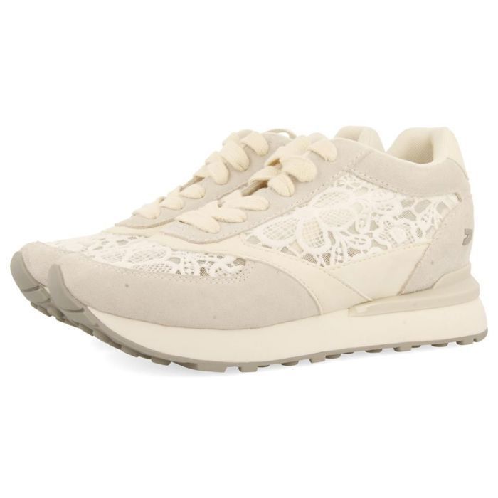 Gioseppo Baskets Femme - GIOSEPPO - Blanc - Lacets et talon interne