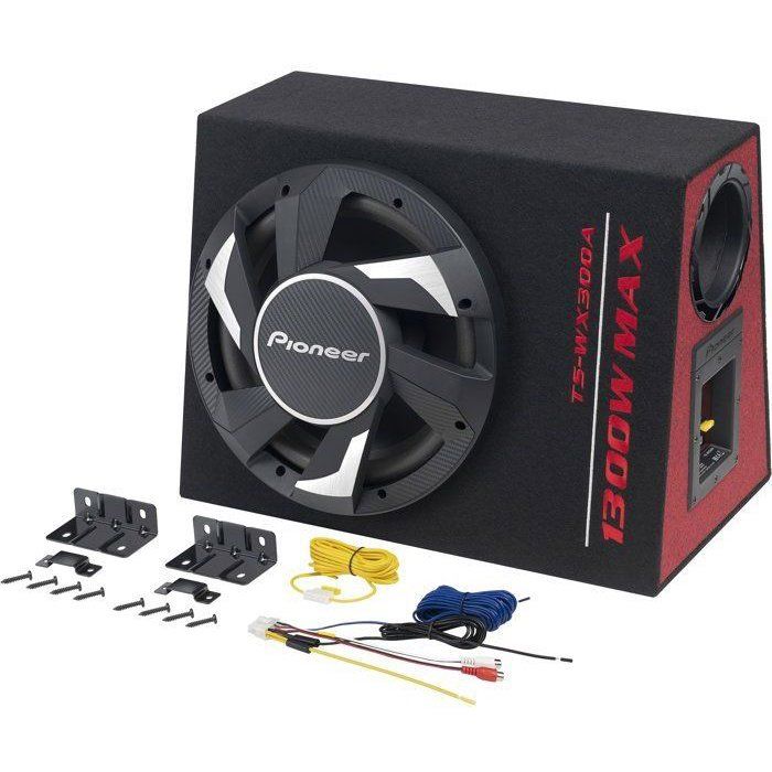 Caisson amplifié - PIONEER - Amplification numérique - 1300 W max - 113dB - 20 / 130Hz