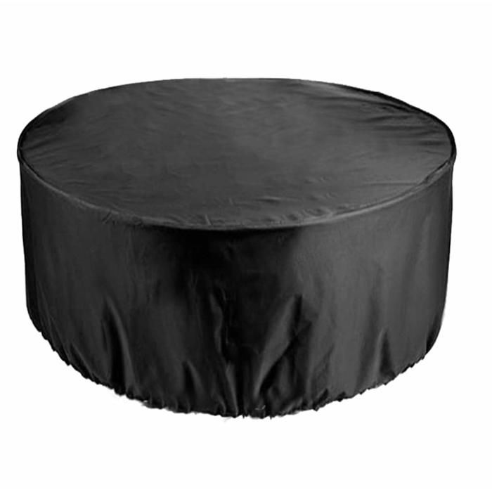 Housse pour mobilier de jardin imperméable 210D polyester - Protège table chaise canapé 185 x 185 x 109 cm