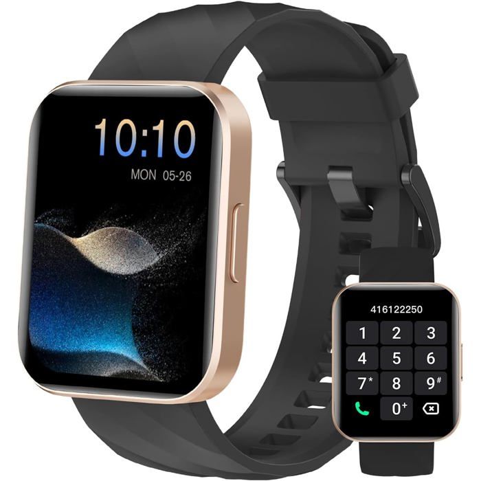 Montre Connectée Homme Femme Appel Bluetooth Podometre Cardiofrequencemetre Oxymetre Montre Sport Etanche Ip68 Cycle Menstruel[S31]