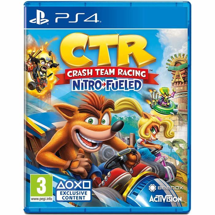 Activision Blizzard Crash Team Racing Nitro Fueled Exclusive Retro Content PS4