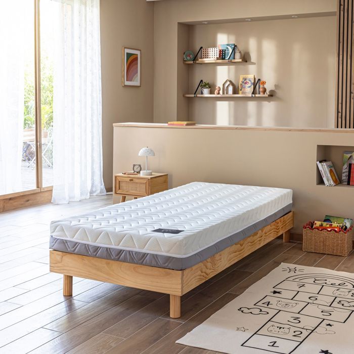Matelas ressorts ensachés 16 cm - Embellie 2.0 - 80x200 - - Garantie 5 ans - Terre de Nuit Matelas ressorts ensachés 16 cm - Embellie 2.0 - 80x200 - - Garantie 5 ans - Terre de Nuit