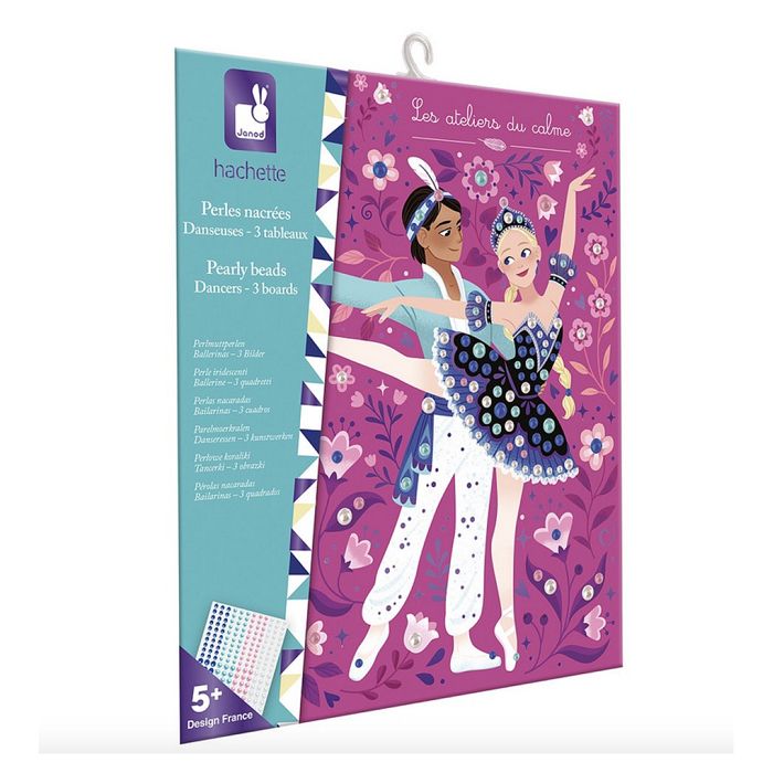 Set Créatif De Sequins Et Clous – 2 Tableaux Danseuses à Décorer – Loisir Créatif Pour Filles Et Garçons Dès 7 Ans