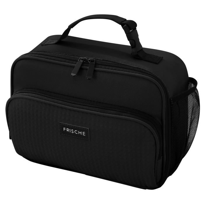 Sac Isotherme Repas 6.3L pour Homme Femme Sac à Déjeuner Portable Réutilisable Lunch Bag Sacs Isotherme Repas Bureau (Noir)