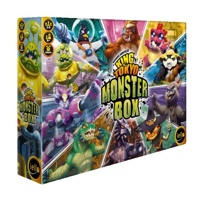 IELLO King of Tokyo – Monster Box (FR) – Big Box – Jeu de base + extensions + contenu exclusif – 8+ – 2 à 6 joueurs