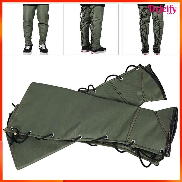 Guêtres anti-morsure randonnée - AKOZON - Standard - Vert militaire - Résistant coupures & morsures - Double toile renforcée