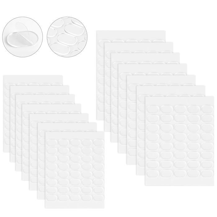 600Pc Pastille Double Face Transparent Pastilles Double Face Adhesif[AD568]