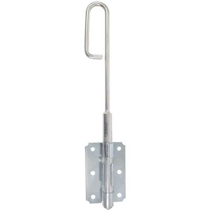 Verrou baionnette - AFBAT - 12 l200mm - Finition Poli - Couleur Blanc
