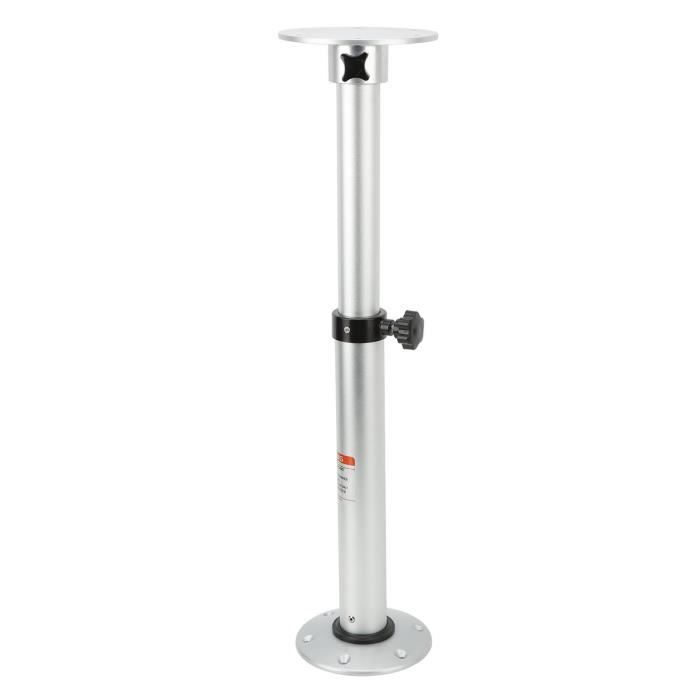 Piédestal De Table Réglable En Hauteur (22-28 Pouces) - 4 Pieds En Aluminium - Pour Bureau, Camping-car, Yacht - Charge 25 Kg