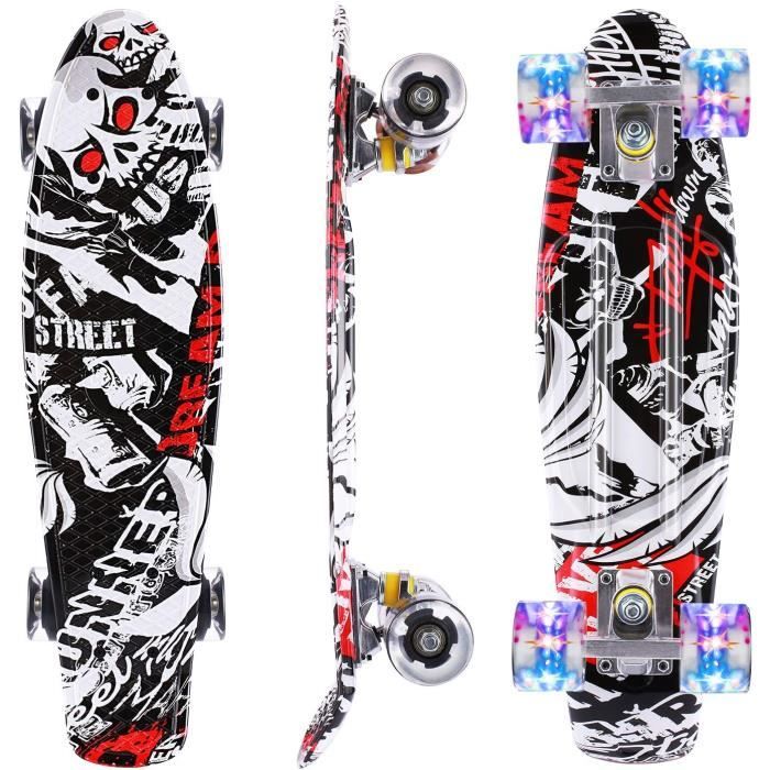 hdfj12142 Mini Planches à roulettes complètes de 17,5x 10 pour Les Enfants de 12 Ans. Skateboard Cruiser en Bois d'érable Canadien avec Outil de Skate Tout en Un Rose hdfj12142 Mini Planches à roulettes complètes de 17,5x 10 pour Les Enfants de 12 Ans. Skateboard Cruiser en Bois d'érable Canadien avec Outil de Skate Tout en Un Rose