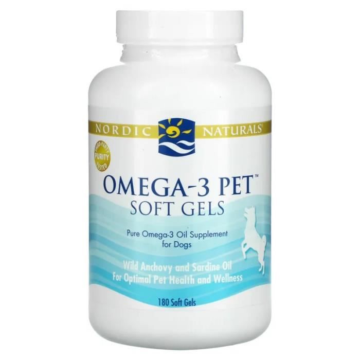 NORDIC NATURALS - Omega-3 pour chiens 180 perles