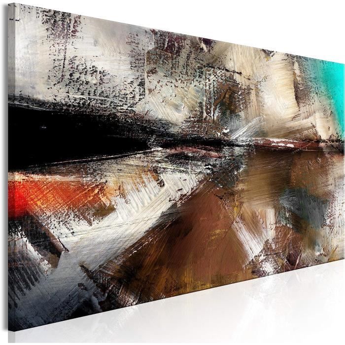 Tableau Abstrait Nature Sur Toile Intissé - Impression Moderne, Décoration Murale Tendance