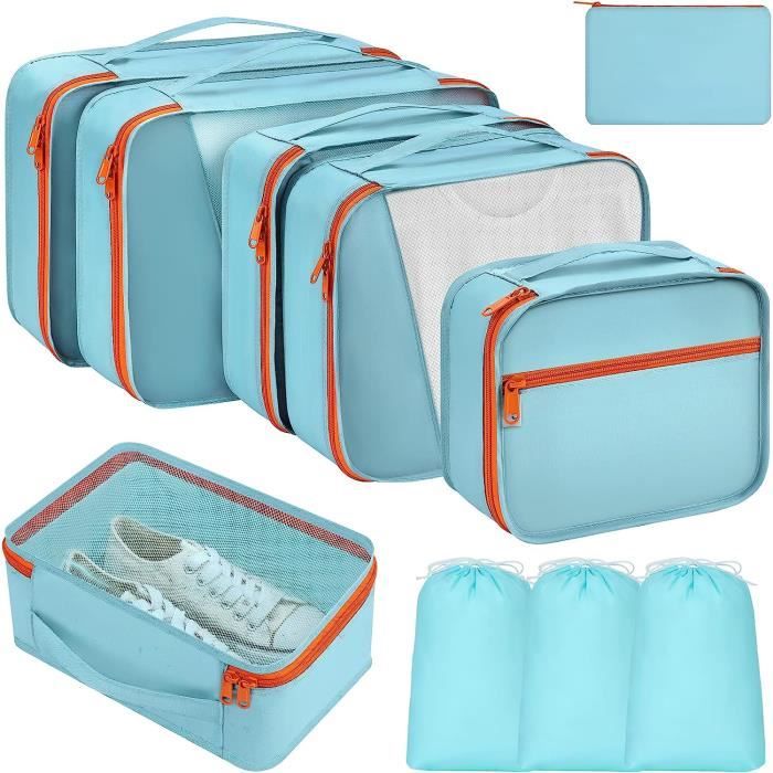 Universal - 3pcs/lot Emballage de rangement comprimable Emballage comprimé  Cube Organiseur de bagages de voyage Organiseur de bagages de voyage  pliable
