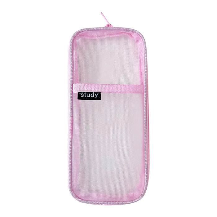 Trousse à Crayons à Paillettes Rose – Grande Capacité, Fermeture Éclair Solide – Organisateur Scolaire, Maquillage Ou Voyage Multifonction