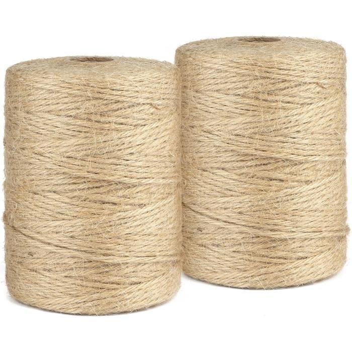 Ficelle De Jardin 2-20Mm Jute Corde Jute Corde Toile De Jute For Diy