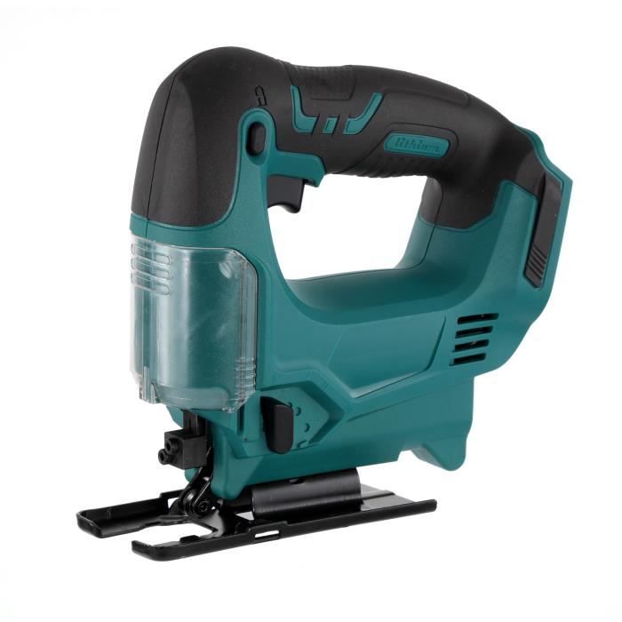 WingFly Scie sauteuse Sans fil pour Dewalt 18 V, 20 V batterie, outil de scie sauteuse électrique 3000 SPM avec 15 lames, vitesse variable, coupe biseautée de 0 ° à 45 ° pour bois, plastique, métal