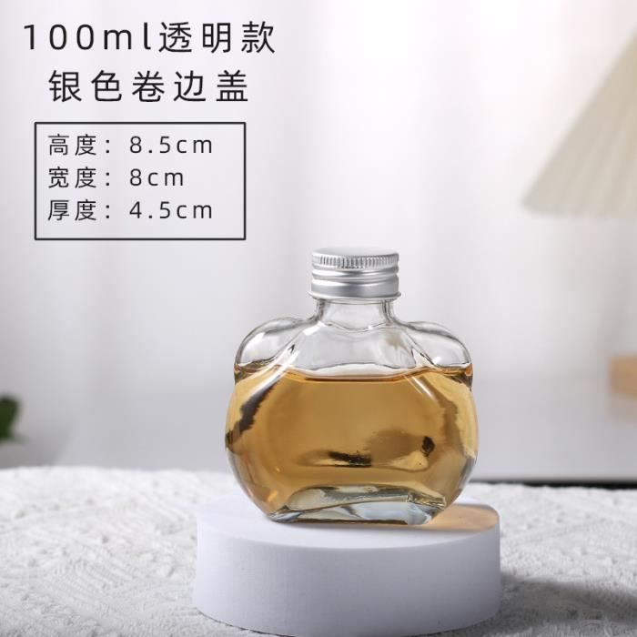 Carafe à Whisky En Verre 120 Ml Avec Motif Animal - Élégante Et Décorative Pour Bourbon, Rhum & Spiritueux - Idéal Cadeau