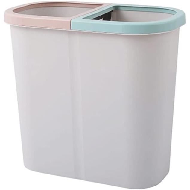 Koszal 20 Pcs Sacs Poubelle Épais 30/60L Avec Cordon De Serrage Automatique Pour Cuisine