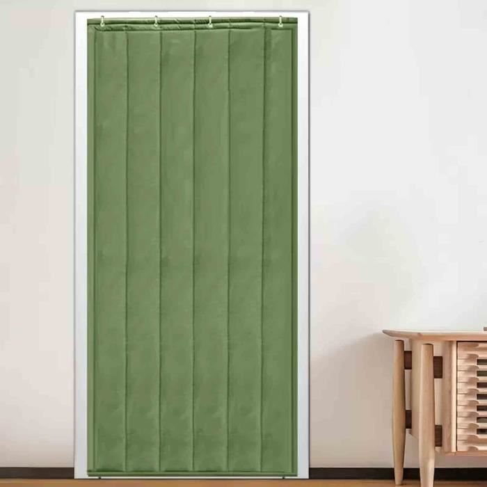 Rideau De Porte À Isolation Thermique 90x210cm, De Porte D'hiver Chaud Porte D'écran Magnétique PU ImperméAble Contre Le Froid Hiver Protection Fermeture Automatique,pour La Maison Du Climatiseur