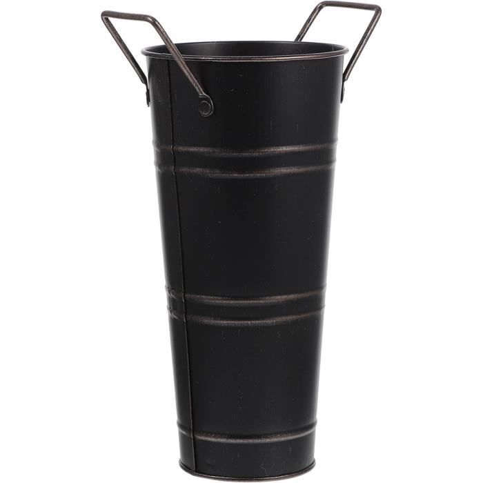 Vase Galvanisé En Forme De Cœur VALICLUD - Style Vintage Rétro, Pour Fleurs Séchées Ou Plantes, Décoration