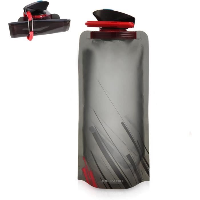 Gourde pliable en silicone | Bouteille Décathlon sans BPA voyage – Mama Gaïa