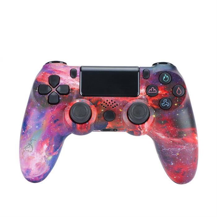 Manette Jeux Video Mixte - Nouvelle Manette De Jeu Ps4 Filaire - Style2  Rouge Ly™ - Cdiscount Informatique
