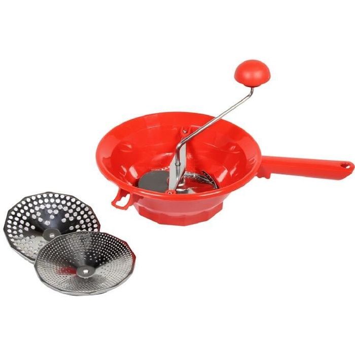 Moulin à légumes plastique rouge - Diam. 24 cm - Cdiscount Maison