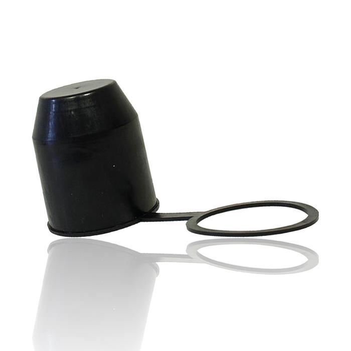 Cache boule rotule d/'attelage en PVC noir