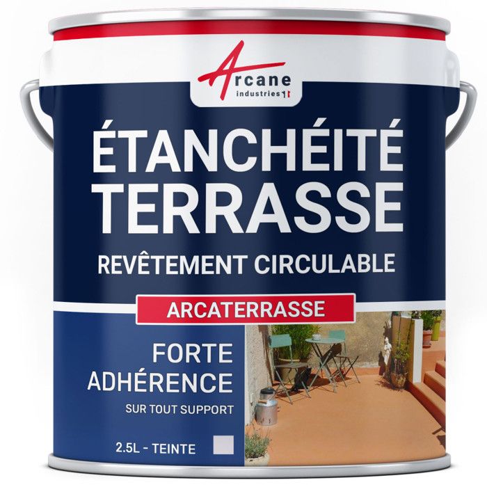 Peinture, résine étanchéité Terrasse et Balcon : ARCATERRASSE - 2.5 L ...