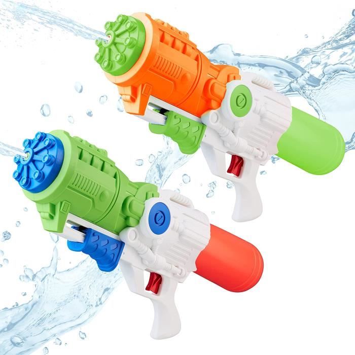 Pistolet à Eau 640 ML - Longue Portée 8-10 M - Forme Dinosaure - Sécurisé Pour Enfants - Idéal Pour Piscine Et Plage