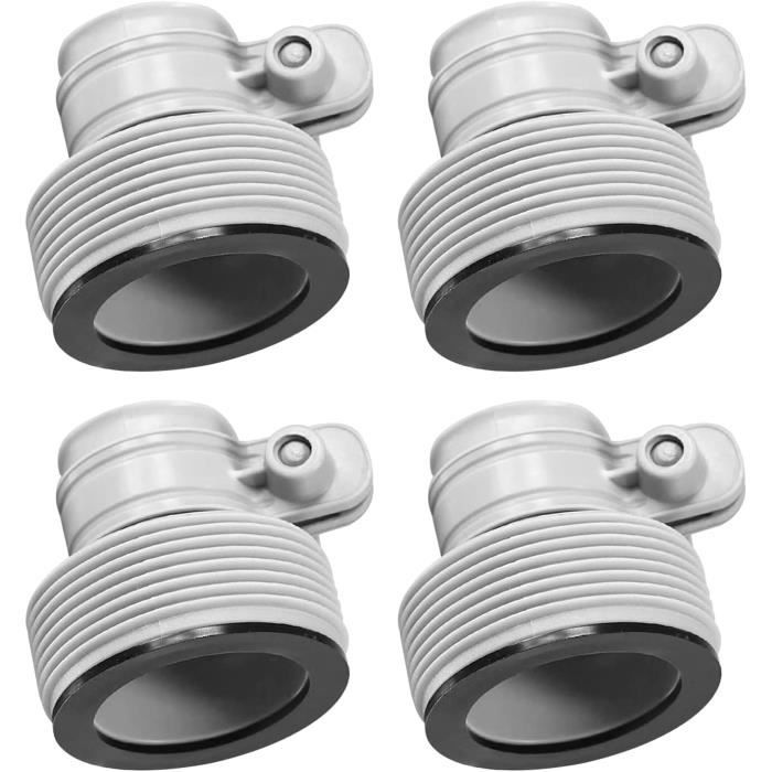 Coudé à 90 Degrés Pour Piscine Hors Sol NUHFUFA - Raccord 3,8 Cm Compatible Hayward SPX1105Z3, SPX1105Z4, SPX1091Z7 - 7