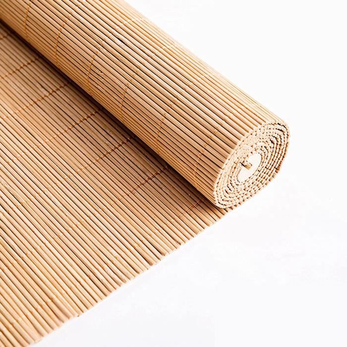 Store Romain Bambou Victoria M. - 50x130cm Naturel | Sans Perçage, Sécurité Enfant