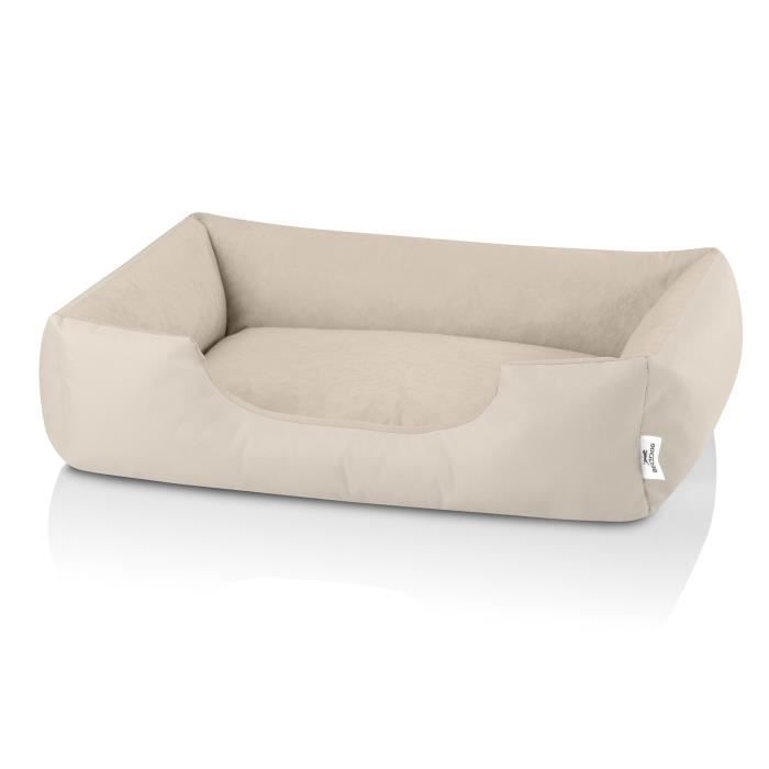Meilleurs prix pour Lit pour chien - BedDog® - ZARA - 80x65 cm - LIGHT-SAND - Rectangulaire