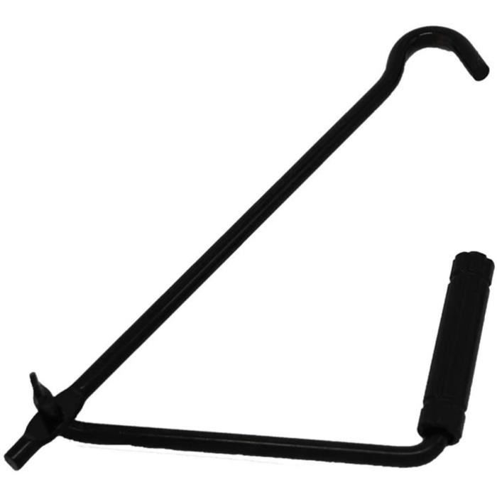 Cric Ciseaux Pliable Manuel Pour Voiture - Levier Et Poignée, En Acier, Outil Garage