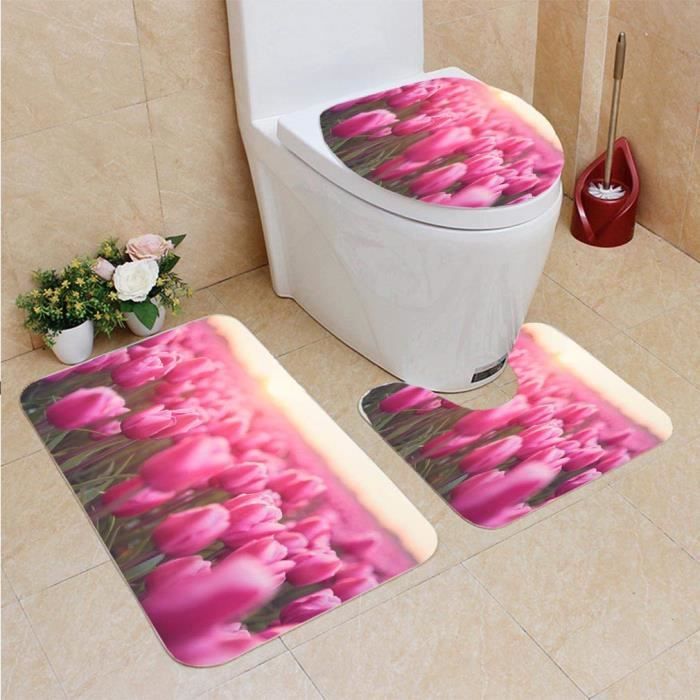 CPDD Tapis de Toilette pour Salle de Bain en Forme de U, Tapis de Bain Contour pour Toilettes Tapis de Bain Antidérapants Ultra Doux Absorbants (Turquoise, 20 Pouces 24 Pouces U) Turquoise
