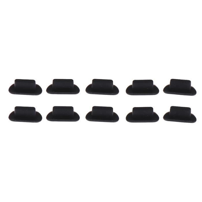 Lot De 50 Bouchons Anti-poussière En Silicone Pour Port USB-C - Protection Contre Poussière Et Humidité - Compatible Smartphones Et Ordinateurs