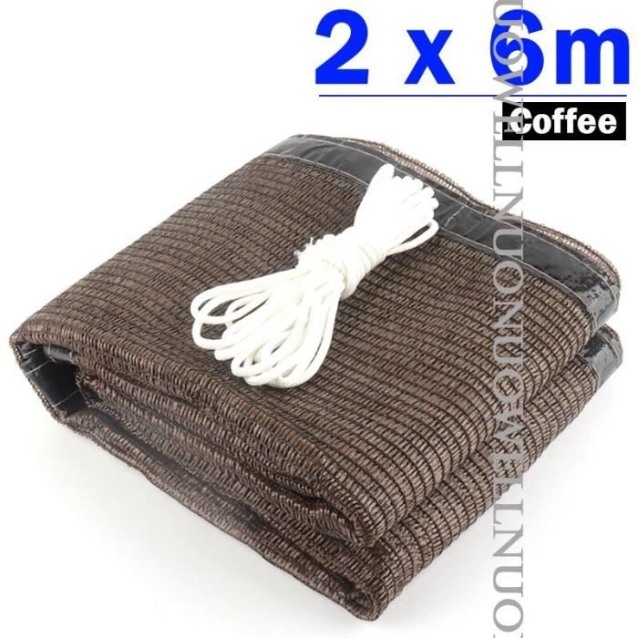 Filet Pare-Soleil Anti-UV HDPE Pour Pergola, Balcon, Jardin - Taille Sur Mesure Possible