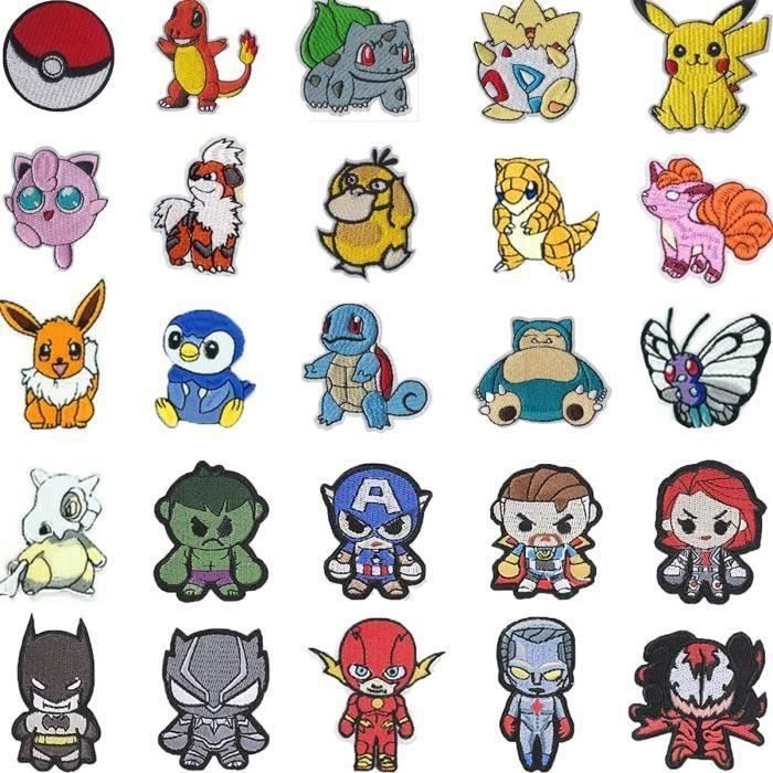 Anyasen Thermocollant Jean 40 Pièces Patch Thermocollant Patch Genoux Enfant Patch