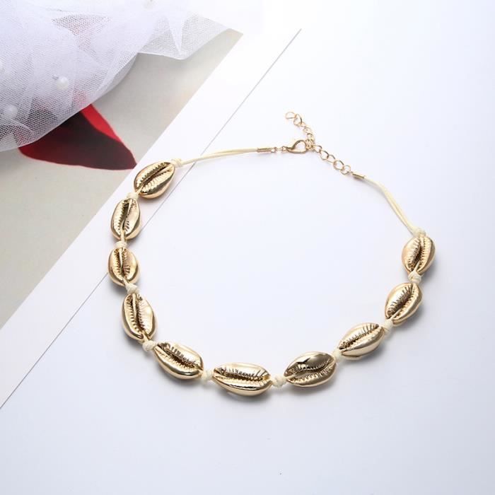 Collier ras de cou Oeil en perles Heishi - Bijoux style bohème