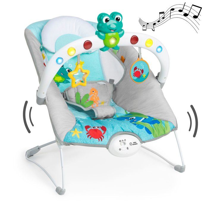 BABY EINSTEIN Transat bébé Neptune - Ocean Explorers 15 mélodies lumières vibrations