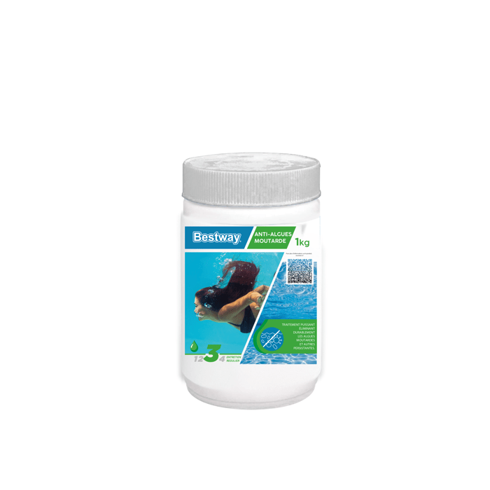 Anti-algues moutarde BESTWAY - 25306 - Poudre - 1 kg