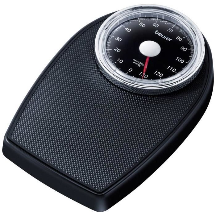 Beurer MS 40 Pèse-personne analogique Plage de pesée (max.)=135 kg noir
