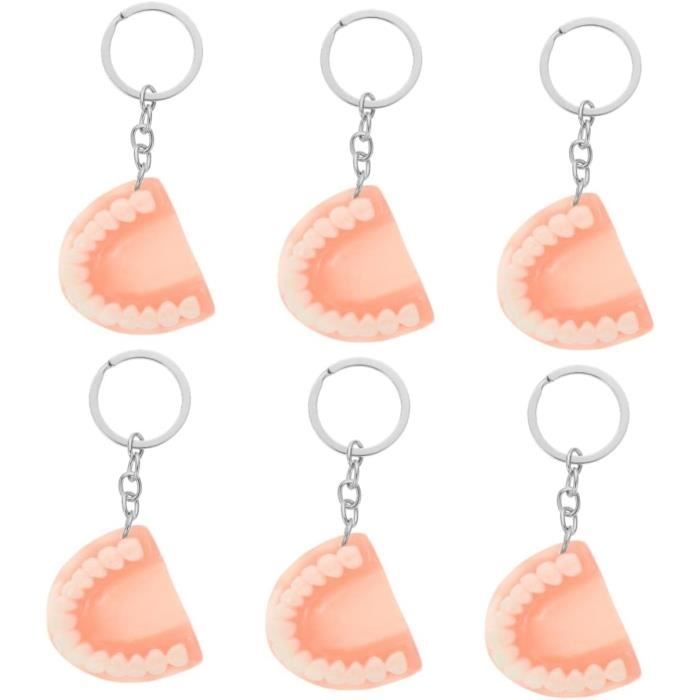 Lot De 6 Porte-clés Halloween - Design Citrouille, Chauve-souris - Cadeau Surprise Pour Amis, Famille, Collègues