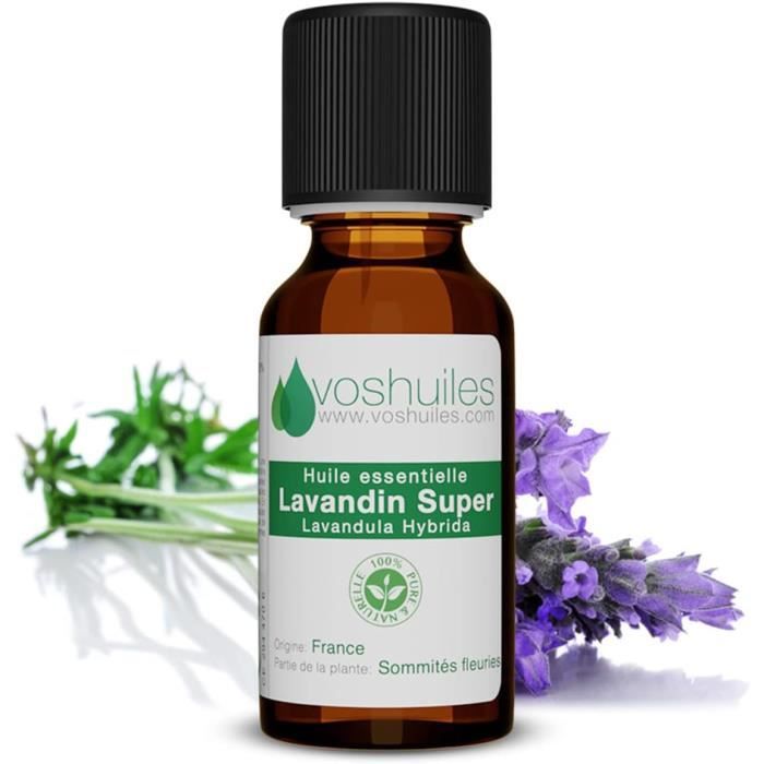 Huile Essentielle De Lavandin Super - 100% Pure Et Naturelle - Hebbd ...