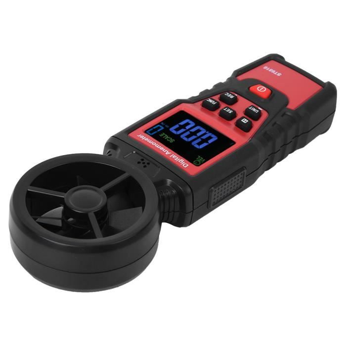 TASI TA642C Testeur De Volume D'air De Compteur De Vitesse De Vent Numerique Portable